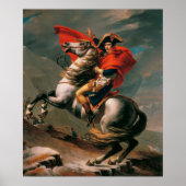 Napoleon bij de St. Bernard Pass Poster (Voorkant)