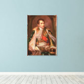 Napoleon Bonaparte (1769-1821), als koning van Ita Canvas Afdruk (Insitu (Houten vloer))