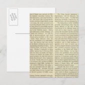 Napoleon Bonaparte 1811 AD Briefkaart (Voorkant / Achterkant)