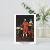 Napoleon Bonaparte als consument door Ingres Domin Briefkaart (Staand voorkant)