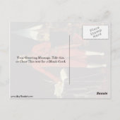 Napoleon Bonaparte als consument door Ingres Domin Briefkaart (Achterkant)