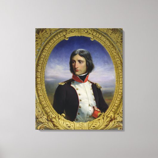 Napoleon Bonaparte als luitenant-kolonel Canvas Afdruk (Voorkant)