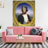 Napoleon Bonaparte als luitenant-kolonel Canvas Afdruk (Insitu (Woonkamer))