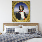 Napoleon Bonaparte als luitenant-kolonel Canvas Afdruk (Insitu (Slaapkamer))