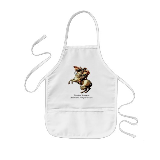 Napoleon Bonaparte Apron Kinder Schort (Voorkant)