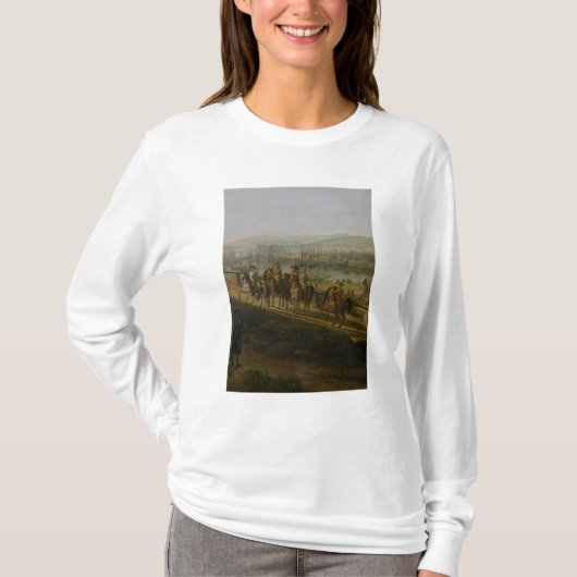 Napoleon Bonaparte Bezoek het kamp op T-shirt (Voorkant)