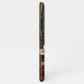 Napoleon Bonaparte blazen een witte kauwgom iPhone Hoesje (Linkerkant)