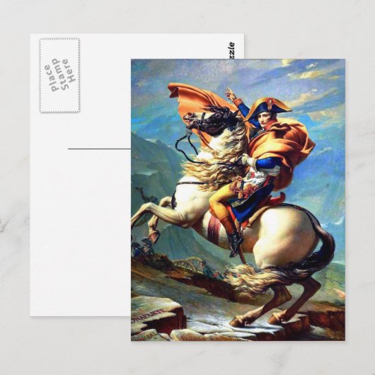 Napoleon Bonaparte Briefkaart (Voorkant / Achterkant)