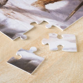 Napoleon Bonaparte Crossing Alps Paul Delaroche Legpuzzel (Zijkant)