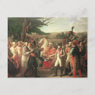 Napoleon Bonaparte De sleutels ontvangen Briefkaart