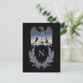 Napoleon Bonaparte Eagle Emblem Briefkaart (Staand voorkant)