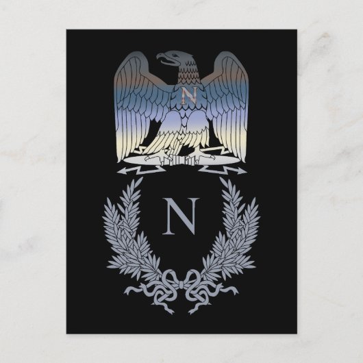 Napoleon Bonaparte Eagle Emblem Briefkaart (Voorkant)