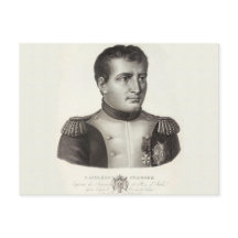 Napoleon Bonaparte Elegant Antiek Engraving