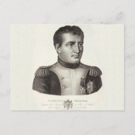 Napoleon Bonaparte Elegant Antiek Engraving Briefkaart