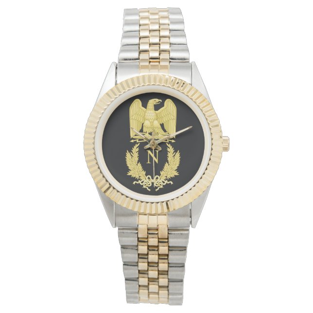 Napoleon Bonaparte Embleem Horloge (Voorkant)