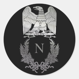 Napoleon Bonaparte Emblem Ronde Sticker