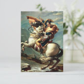 Napoleon Bonaparte Emperor Frankrijk Bedankkaart (Staand voorkant)