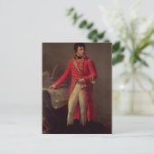 Napoleon Bonaparte First Consul, 1802 Briefkaart (Staand voorkant)