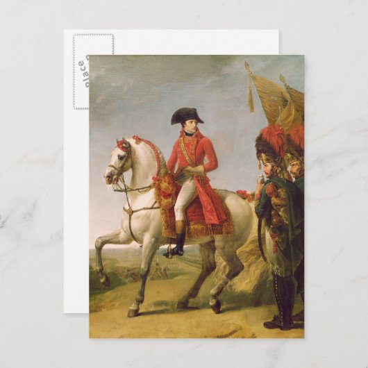 Napoleon Bonaparte First Consul Briefkaart (Voorkant / Achterkant)