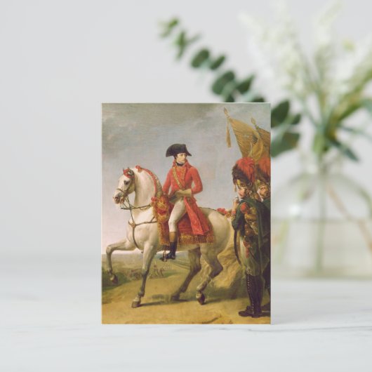 Napoleon Bonaparte First Consul Briefkaart (Staand voorkant)