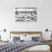 Napoleon Bonaparte First Consul, ReviewingTroops Canvas Afdruk (Insitu (Slaapkamer))