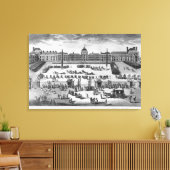 Napoleon Bonaparte First Consul, ReviewingTroops Canvas Afdruk (Insitu (Woonkamer))