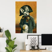 Napoleon Bonaparte French Bulldog Print (Thuiskantoor)