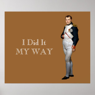 Napoleon Bonaparte ~ Ik deed het op mijn weg Poster