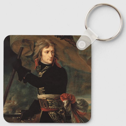 Napoleon Bonaparte in Bridge in de strijd tegen Ar Sleutelhanger (Achterkant)