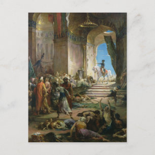 Napoleon Bonaparte in de Grote Moskee in Caïro Briefkaart