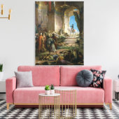 Napoleon Bonaparte in de Grote Moskee in Caïro Canvas Afdruk (Insitu (Woonkamer))