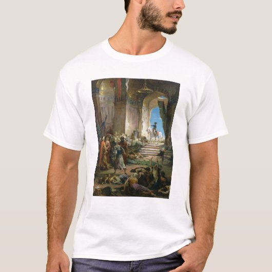 Napoleon Bonaparte in de Grote Moskee in Caïro T-shirt (Voorkant)