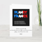 Napoleon Bonaparte Kaart (Achterkant)