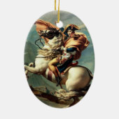 Napoleon Bonaparte Keramisch Ornament (Achterkant)