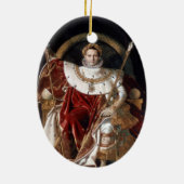 Napoleon Bonaparte Keramisch Ornament (Achterkant)