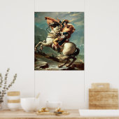 Napoleon Bonaparte on Horseback Poster (Keuken)