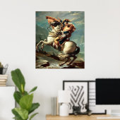 Napoleon Bonaparte on Horseback Poster (Thuiskantoor)