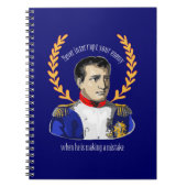 Napoleon Bonaparte - Onderbreek nooit uw vijand Notitieboek (Voorkant)