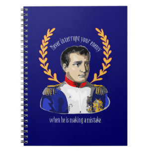 Napoleon Bonaparte - Onderbreek nooit uw vijand Notitieboek