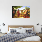Napoleon Bonaparte onderbreekt de rebellen Canvas Afdruk (Insitu (Slaapkamer))