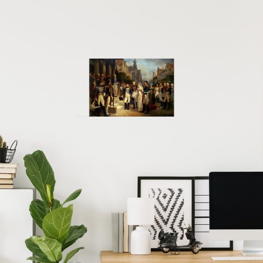 Napoleon Bonaparte Receiving Queen Louisa Poster (Thuiskantoor)
