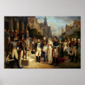 Napoleon Bonaparte Receiving Queen Louisa Poster (Voorkant)