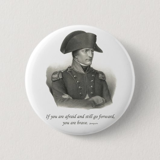 Napoleon Bonaparte Ronde Button 5,7 Cm (Voorkant)