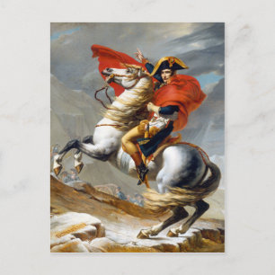 Napoleon Bonaparte schilderij van Jacques-Louis Da Briefkaart