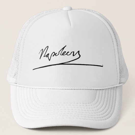 Napoleon Bonaparte signatuur Trucker Pet (Voorkant)
