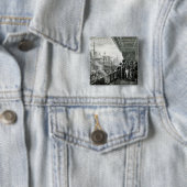 Napoleon Bonaparte Vierkante Button 5,1 Cm (In situ)