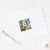 Napoleon Bonaparte Vierkante Sticker (Envelop)
