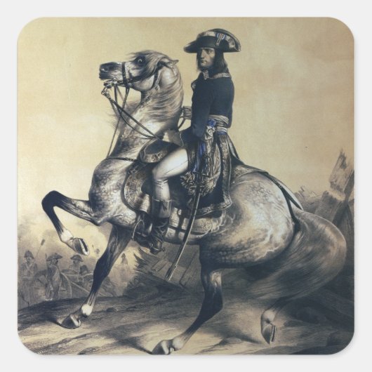 Napoleon Bonaparte Vierkante Sticker (Voorkant)
