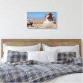 Napoleon Bonaparte voor de sfinx (door Gérôme) Canvas Afdruk (Insitu (Slaapkamer))