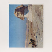 Napoleon Bonaparte voor de sfinx (door Gérôme) Legpuzzel (Verticaal)